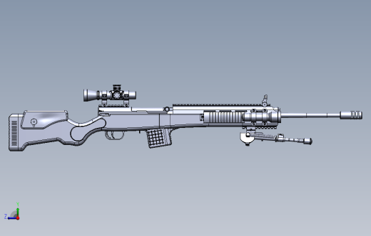 【383】SKS狙击步枪SW设计缩略图