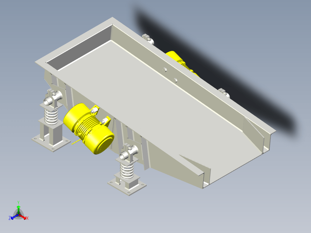 DZ1025振动给料机三维Step 