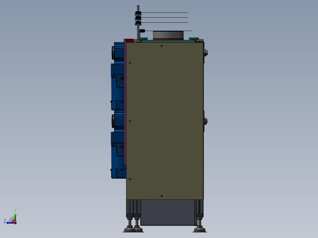 双层倍速链流水线（超详细的设计3D模型+工程图）