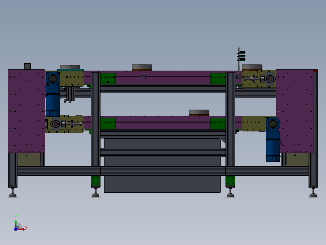 双层倍速链流水线（超详细的设计3D模型+工程图）