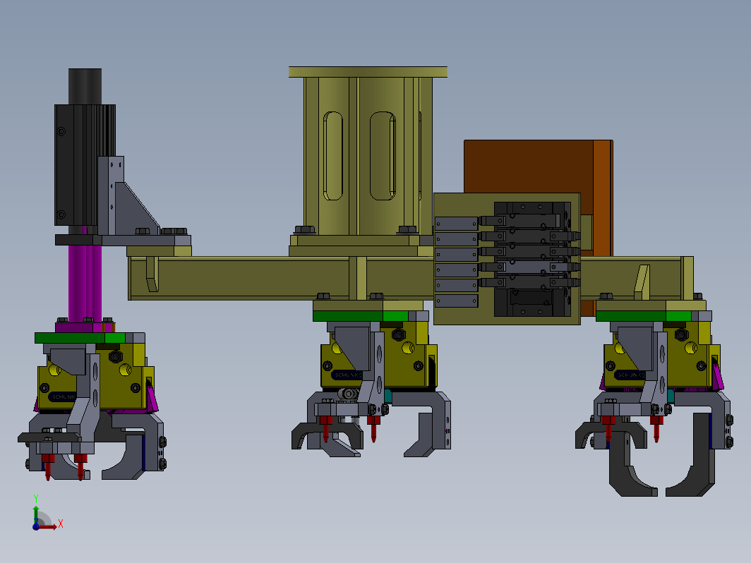 robot gripper schunk机械手机构