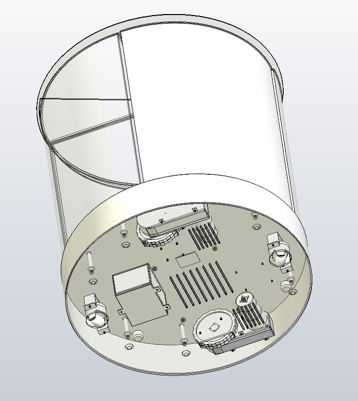 家用智能垃圾桶结构设计三维UG10.0带参+CAD+说明书