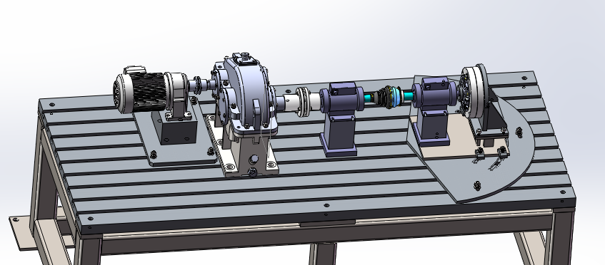 等角速联轴器试验台三维SW2016带参+CAD+说明书