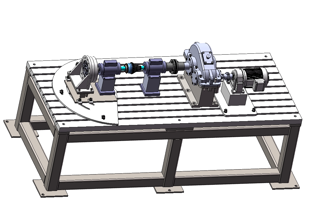 等角速联轴器试验台三维SW2016带参+CAD+说明书