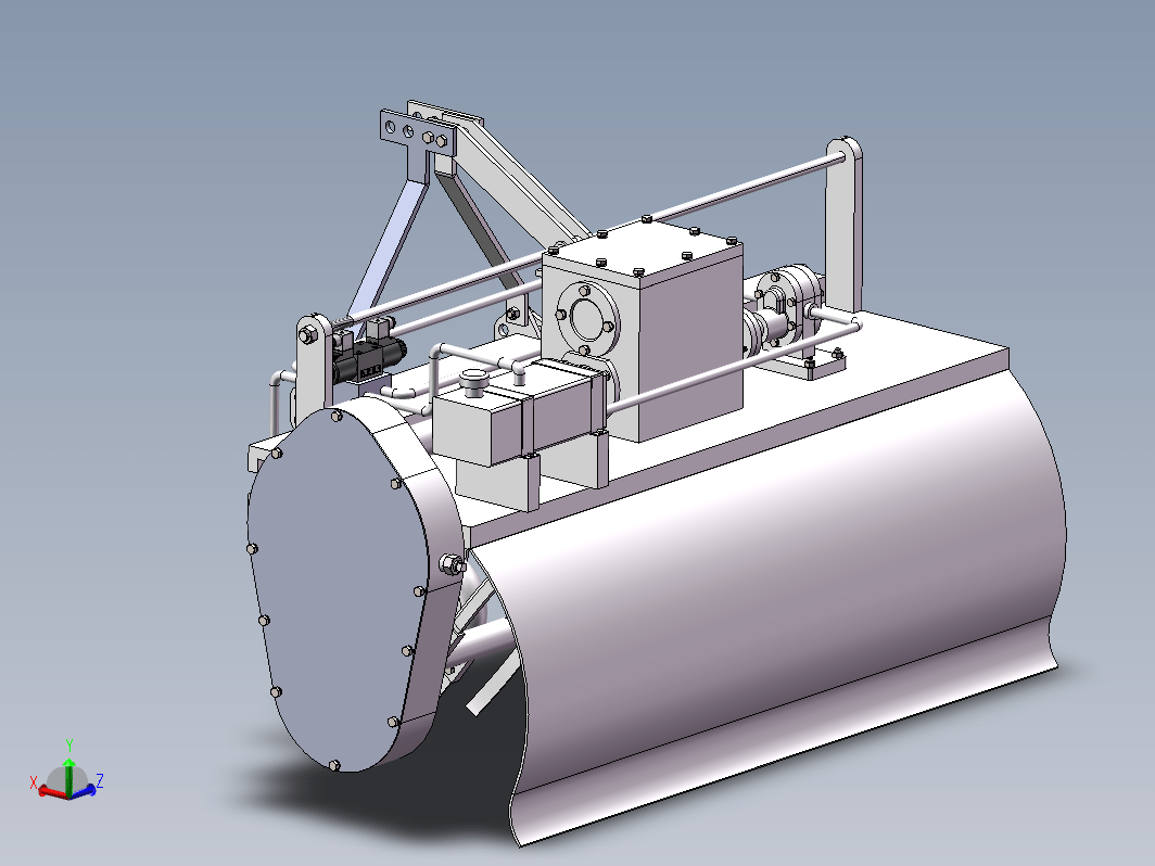 果园除草机器人三维SW2020带参+CAD+说明书