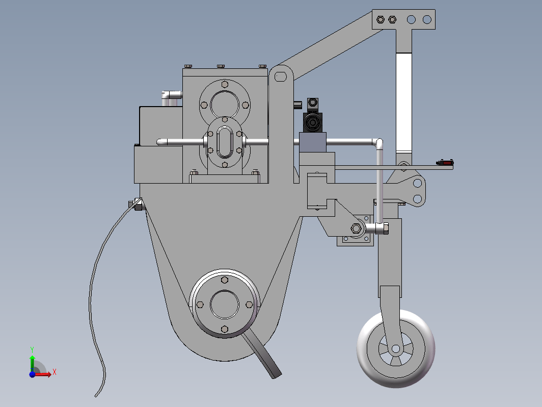 果园除草机器人三维SW2020带参+CAD+说明书