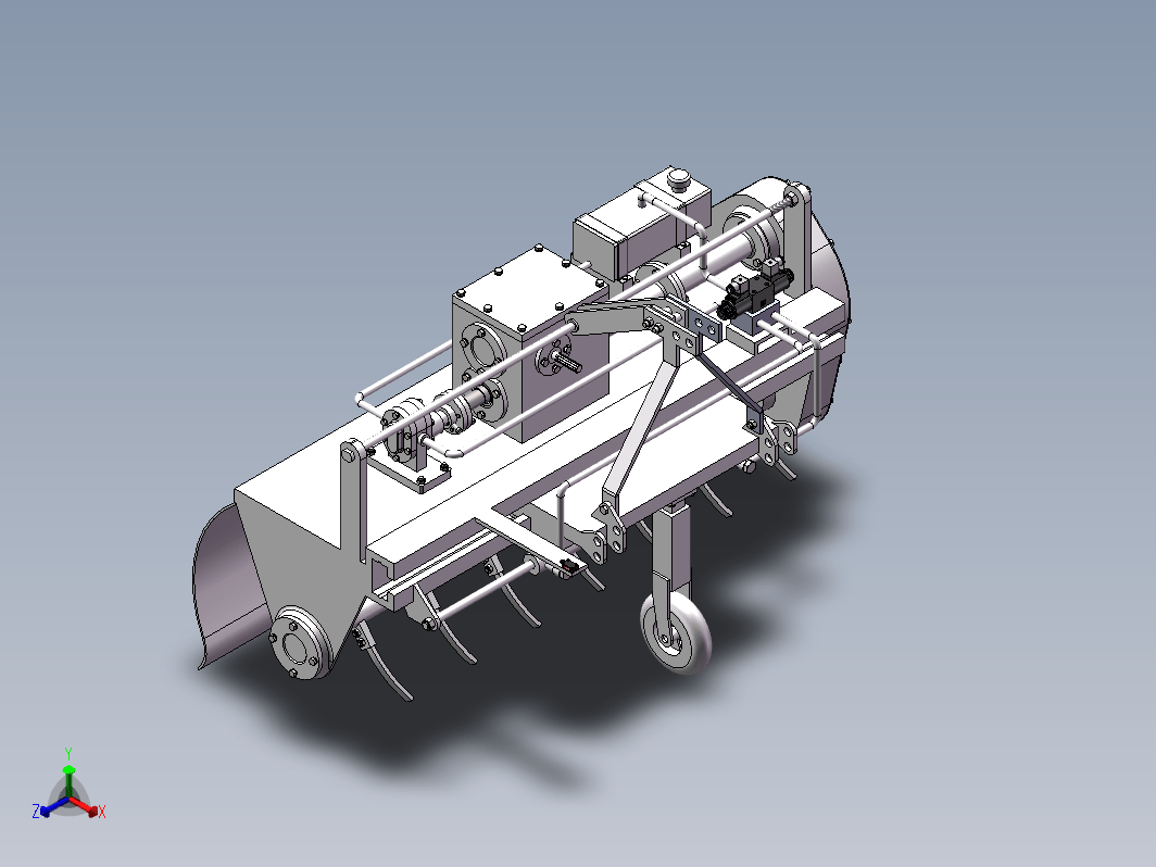 果园除草机器人三维SW2020带参+CAD+说明书