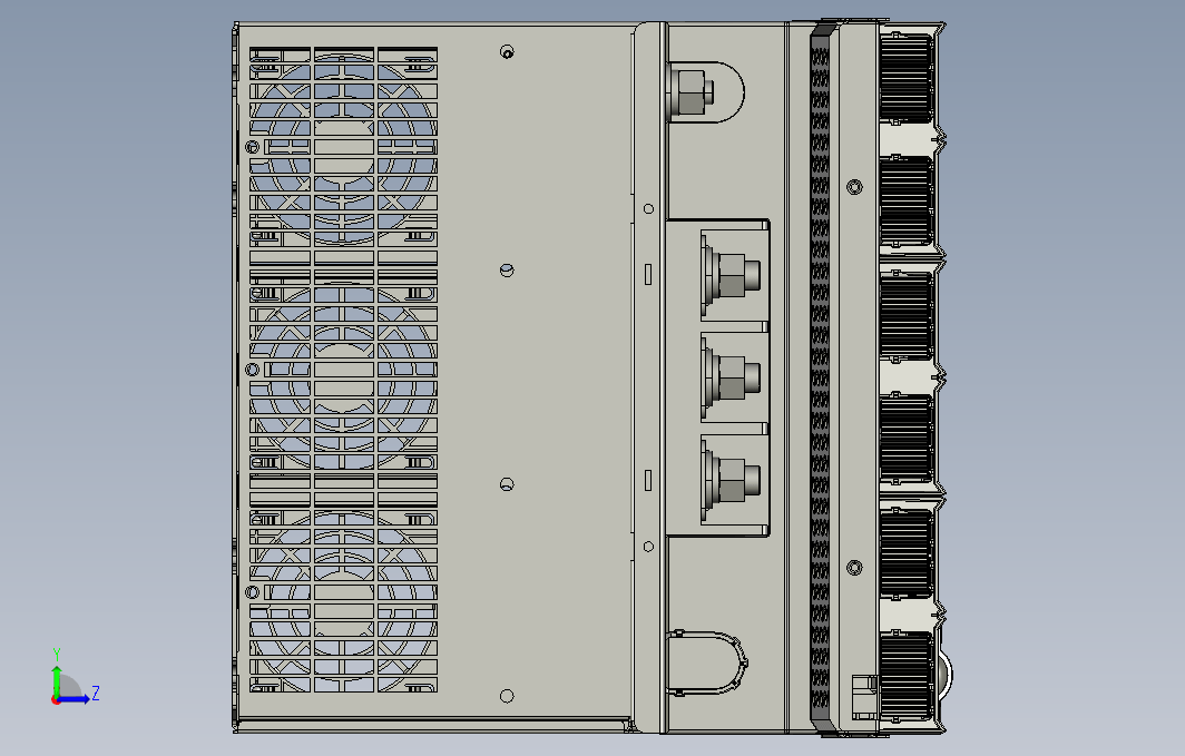 高性能多机传动驱动器STEP_B01(MD810-50M4T160G201+整机外形图)