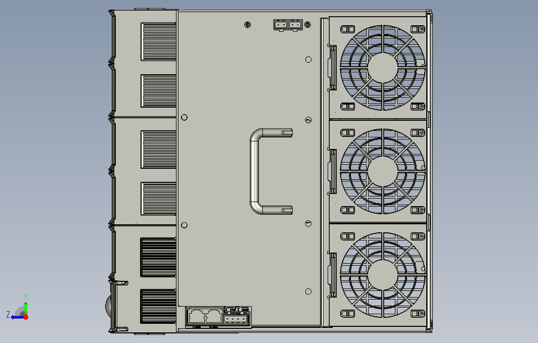 高性能多机传动驱动器STEP_B01(MD810-50M4T160G201+整机外形图)