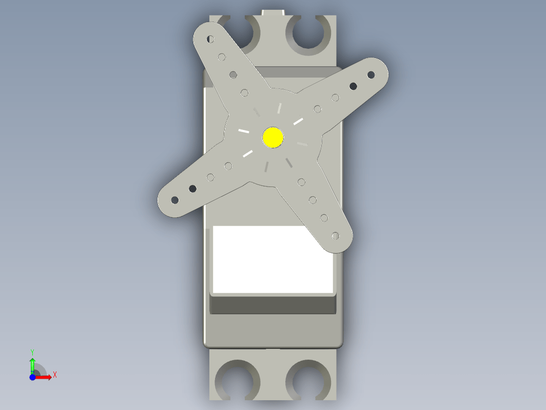 舵机  futaba-s3051-hv-high-voltage-servo CREO STP STL