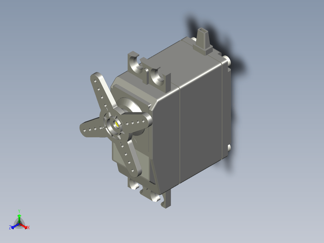 舵机  futaba-s3051-hv-high-voltage-servo CREO STP STL