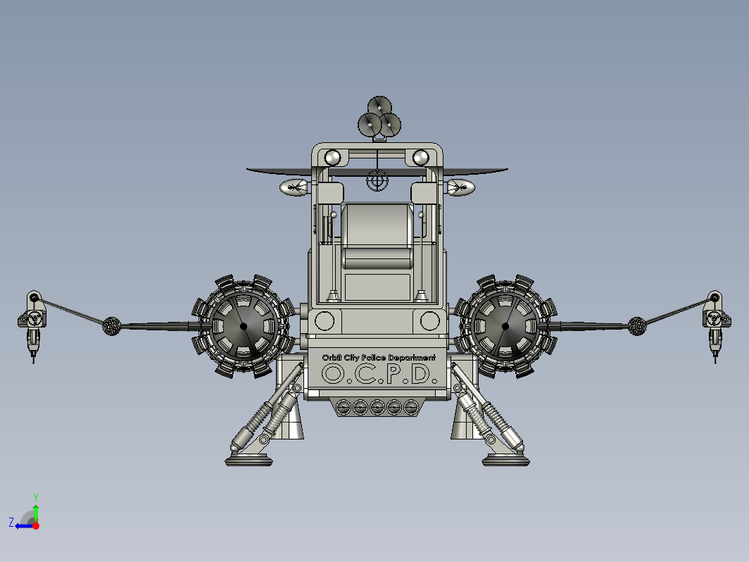 OCPD太空巡洋舰造型