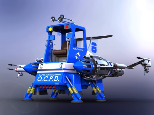 OCPD太空巡洋舰造型缩略图