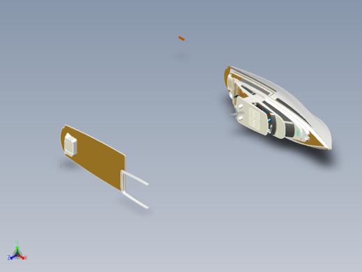 豪华游艇3D图纸缩略图