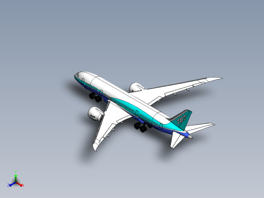 波音787飞机组装图缩略图