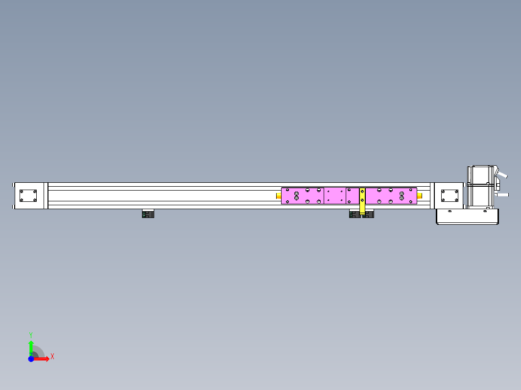 XJ60BT3-L500 单轴同步皮带滑台 大行程线性模组XJ60BT3-L500-R3-P400W