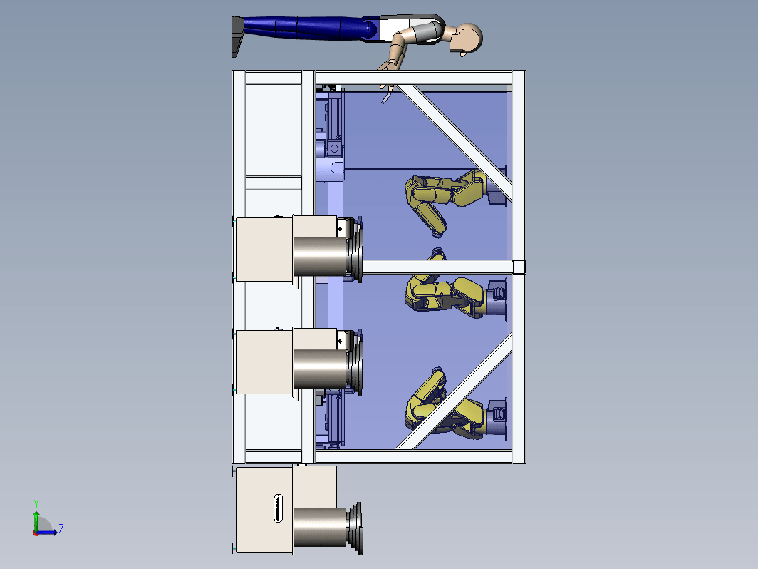 01月-Robotic Cell环形组装线sw18