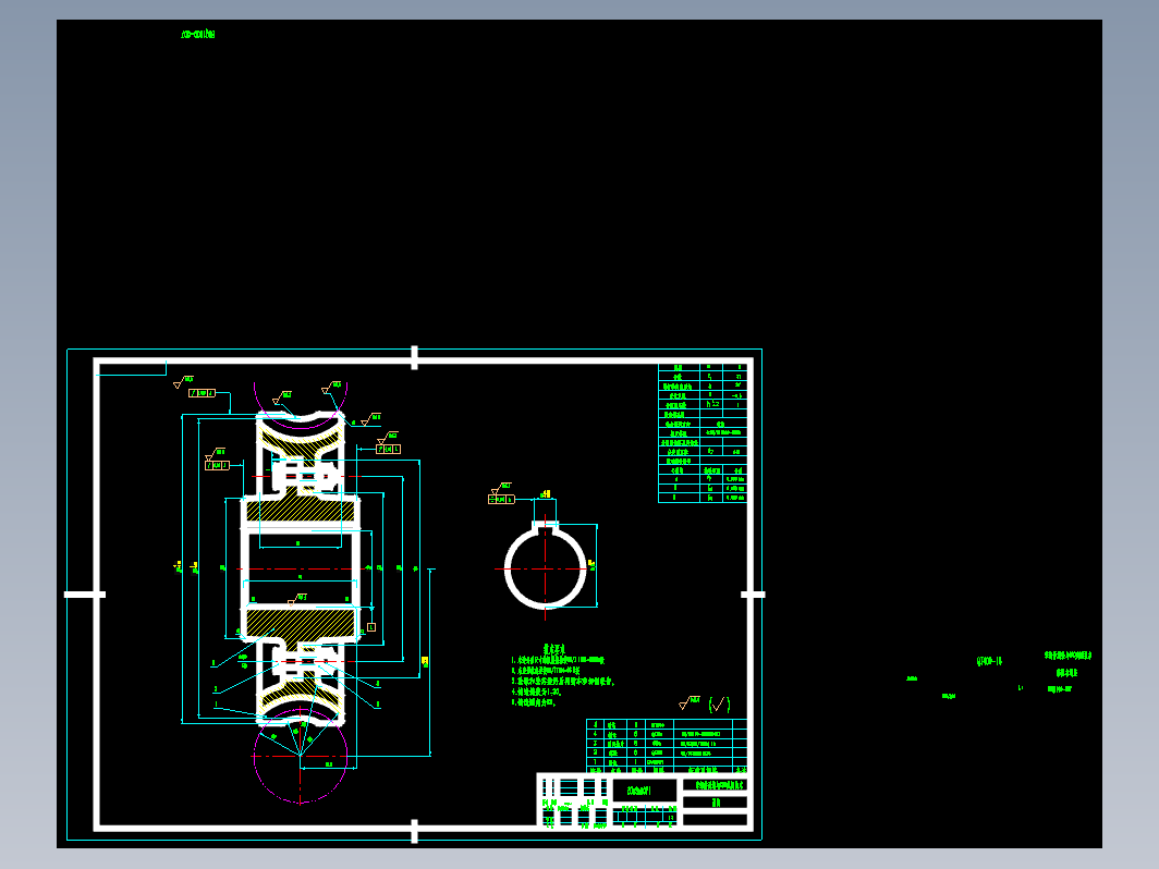 带公差 CAD图  齿轮链轮零件35张