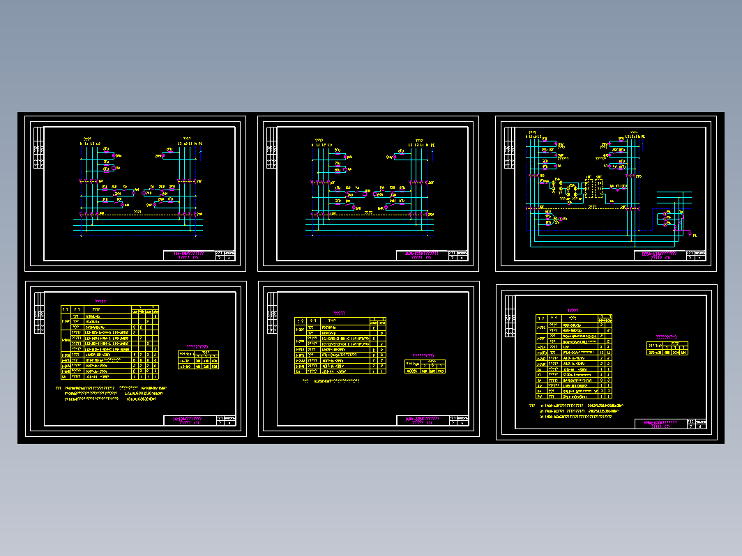 98ZD701 中南标电气控制通用图
