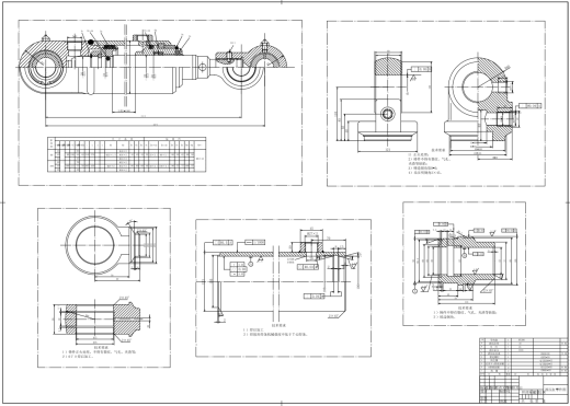 小型反铲式单斗液压挖掘机液压系统设计CAD+说明缩略图
