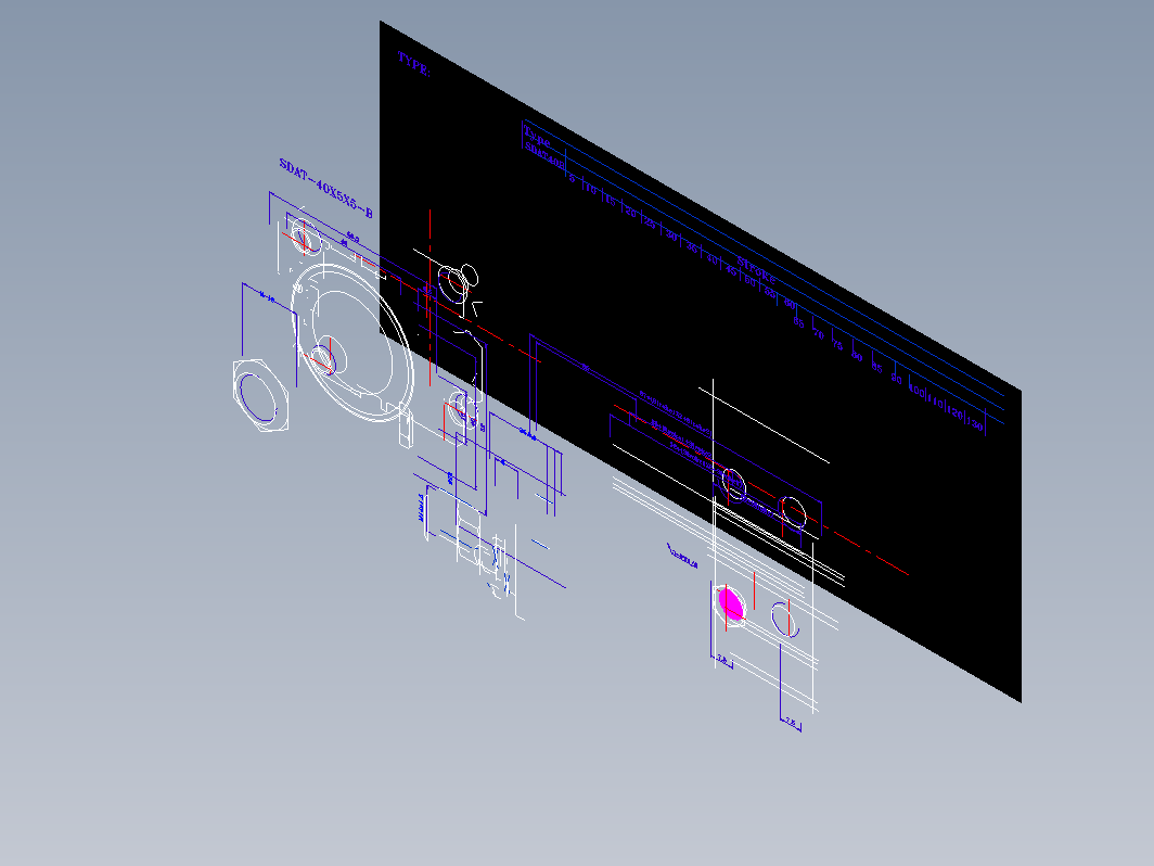 SDA气缸 83-SDAT-40-BZW