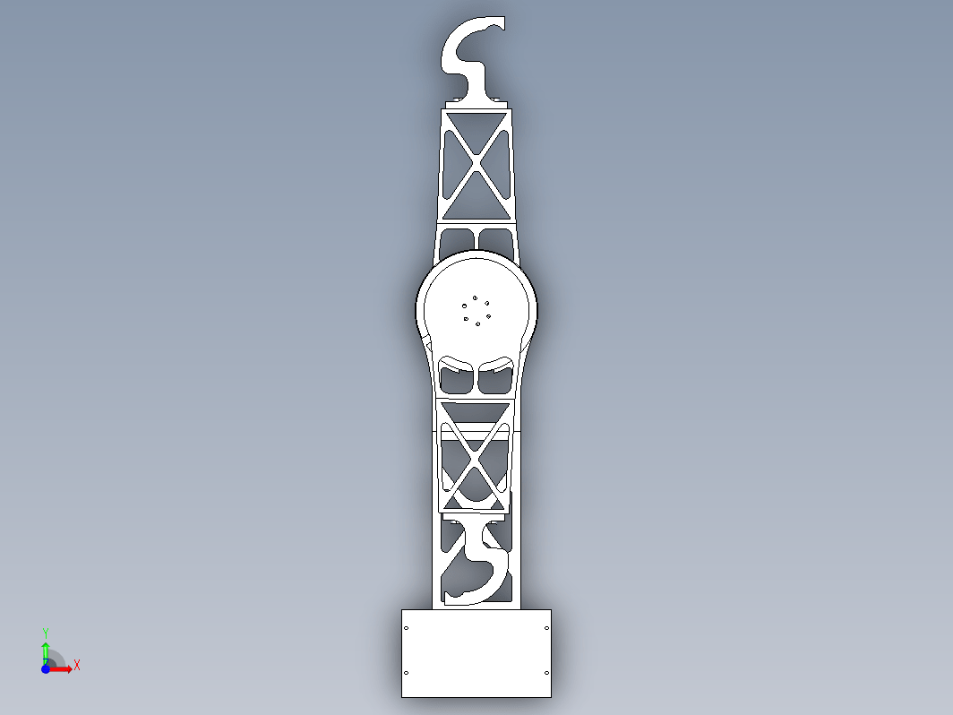 三连杆无动力臂机器人与无源握器