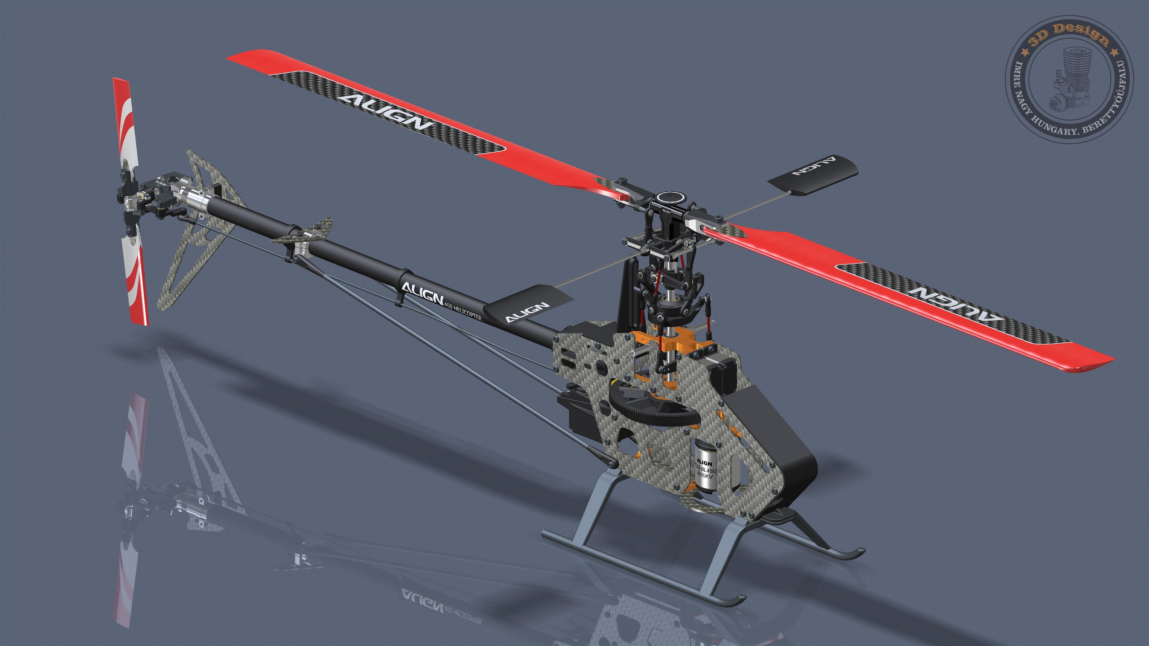 电动直升机玩具T-REX 450