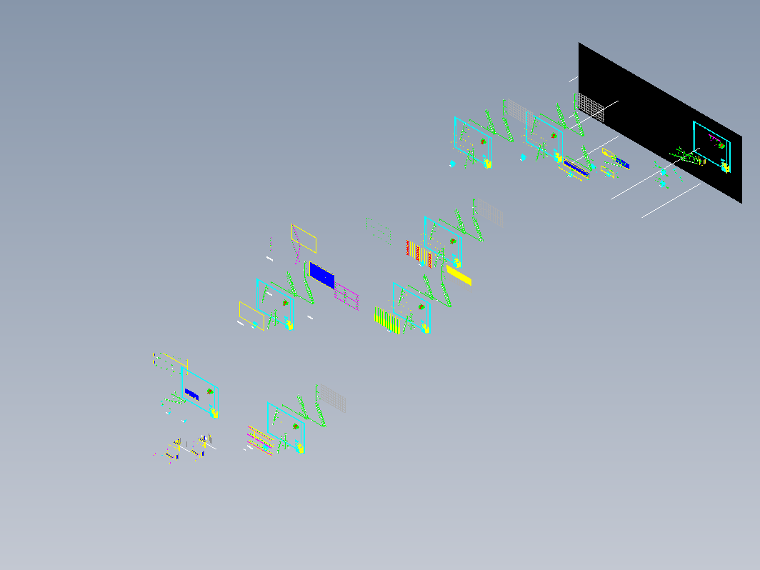 某公司60×32厂房工程CAD