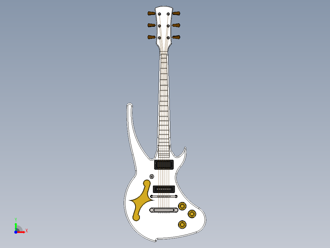 Guitar电吉他模型