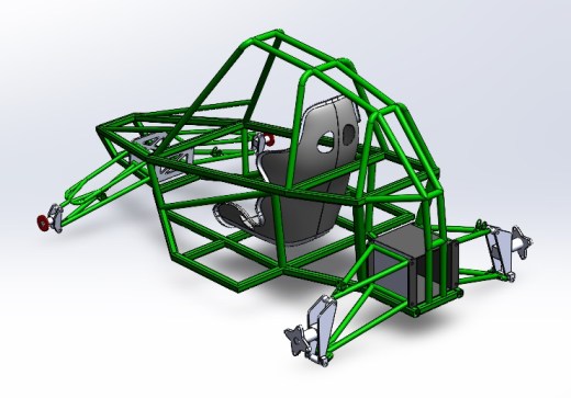 Buggy chassis钢管车框架底盘结构