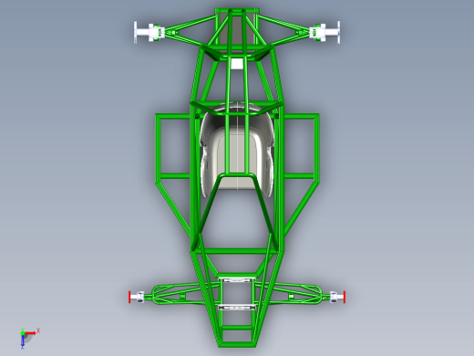 Buggy chassis钢管车框架底盘结构缩略图