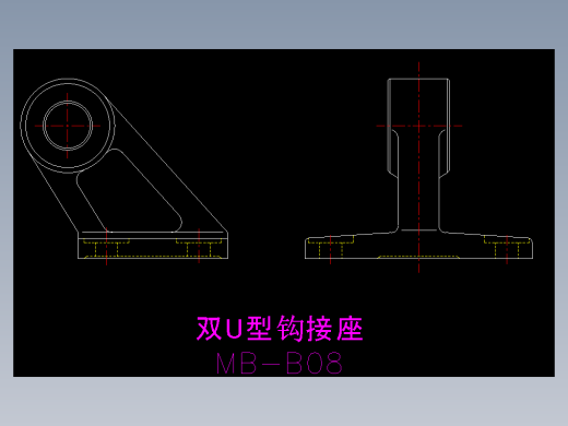 气缸接座-双U型钩接座缩略图
