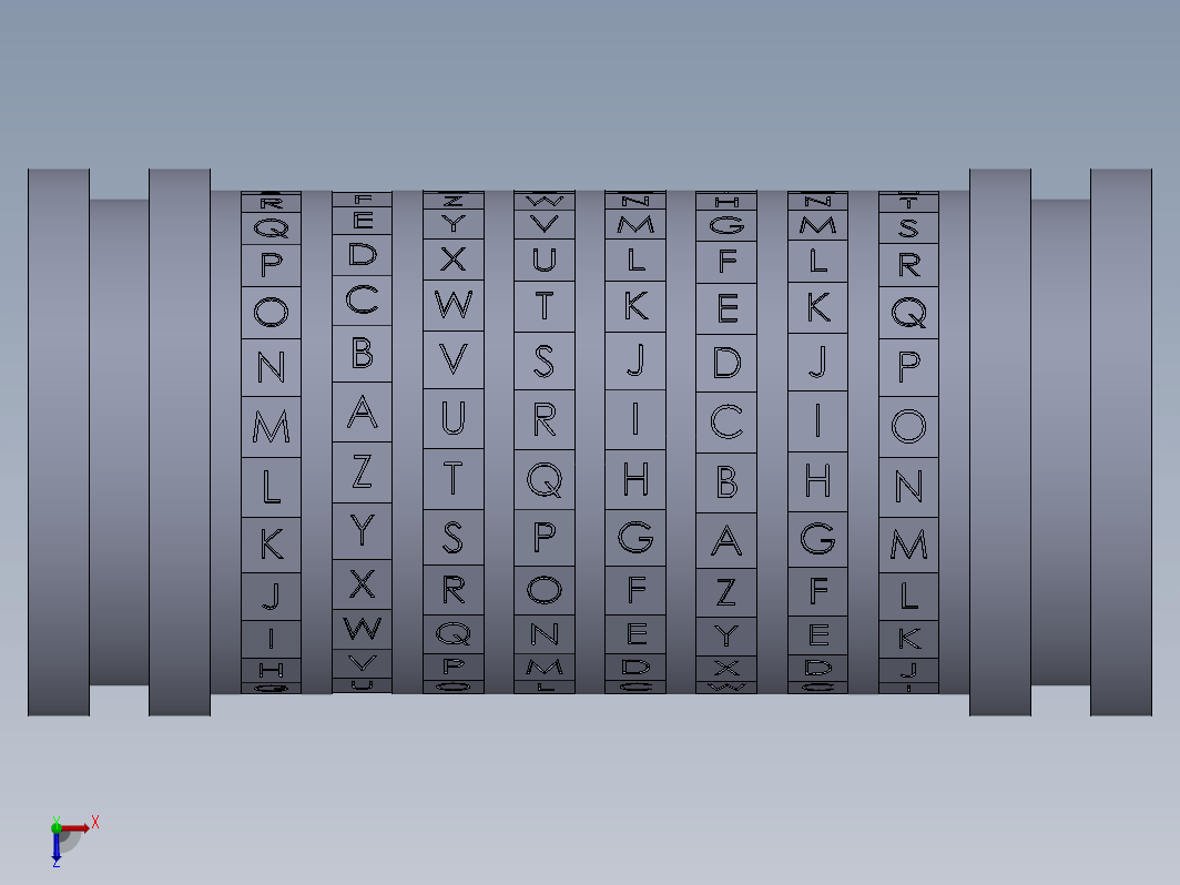 cryptex 8转轮密码