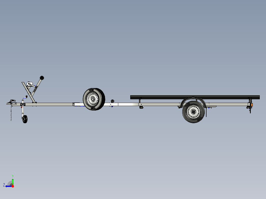 小船艇拖车