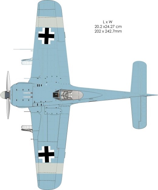 标志性的FW-190A3飞机缩略图