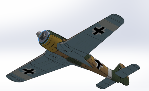 标志性的FW-190A3飞机缩略图