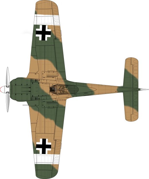标志性的FW-190A3飞机缩略图