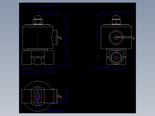 Solenoid Valves电磁阀 2W040-10缩略图