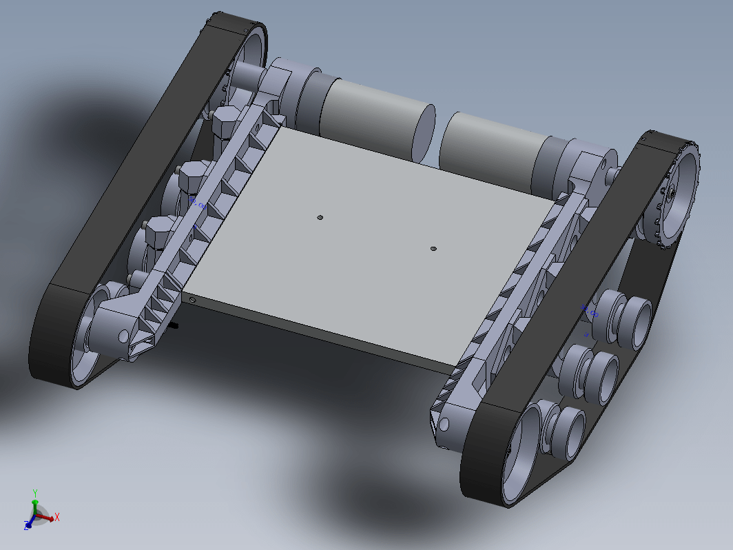 3D printable tank适合3D打印的坦克模型