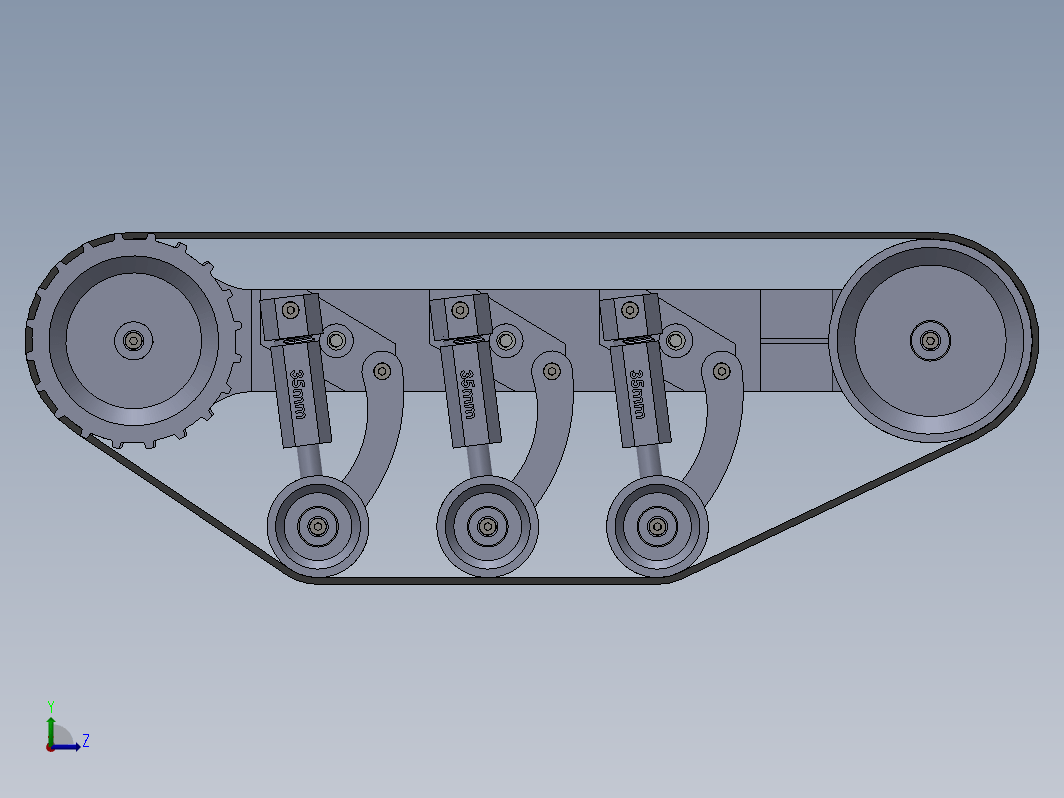 3D printable tank适合3D打印的坦克模型