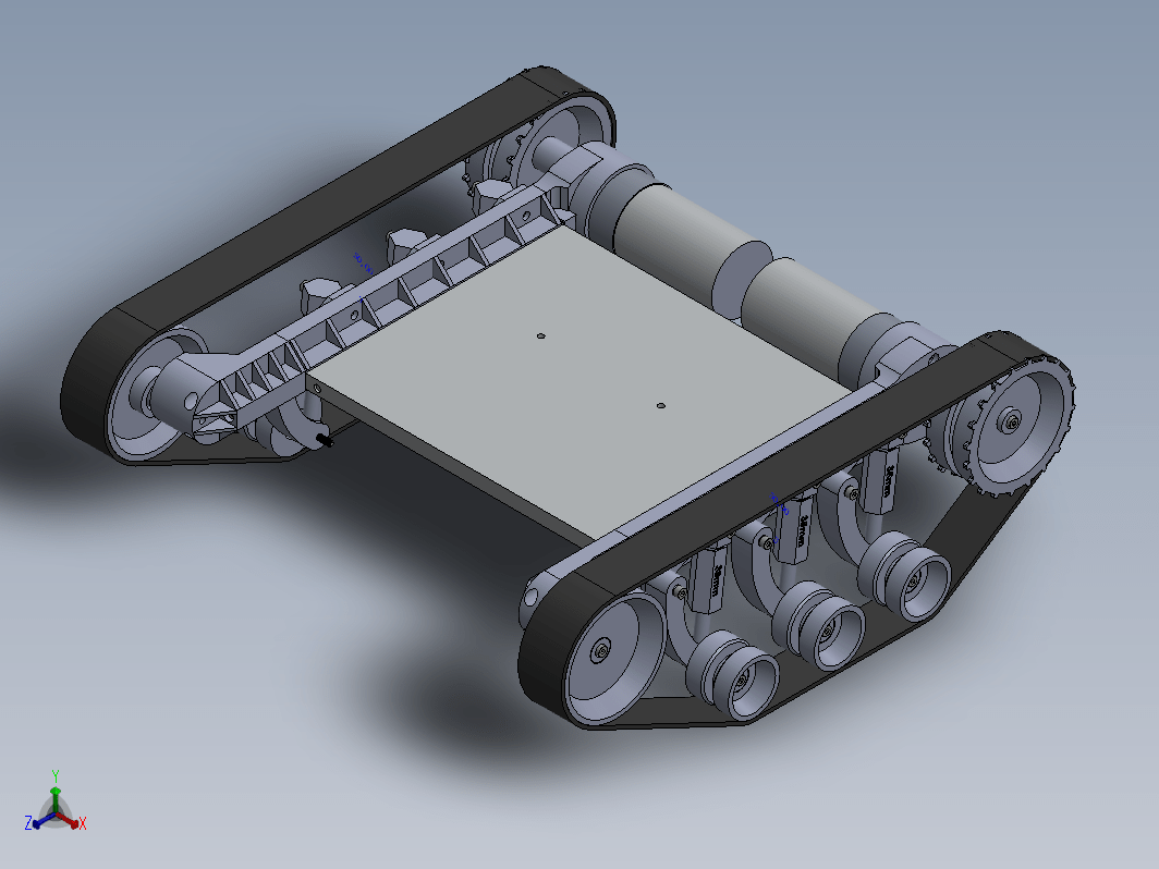 3D printable tank适合3D打印的坦克模型