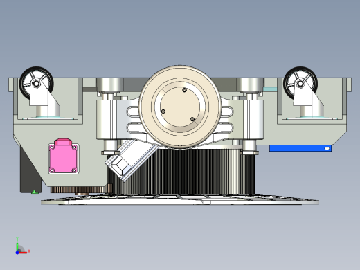 仓储物流小车 举升式agv小车 三维模型3D图纸Solidworks设计缩略图