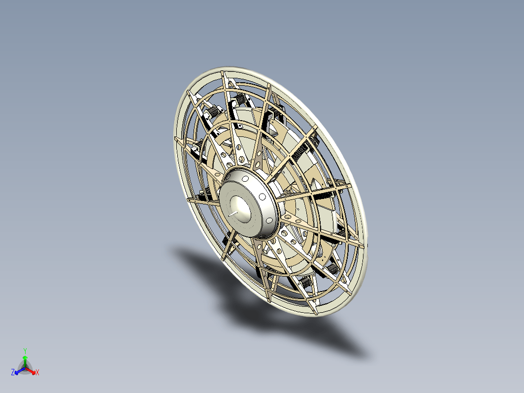 航天器简易模型结构