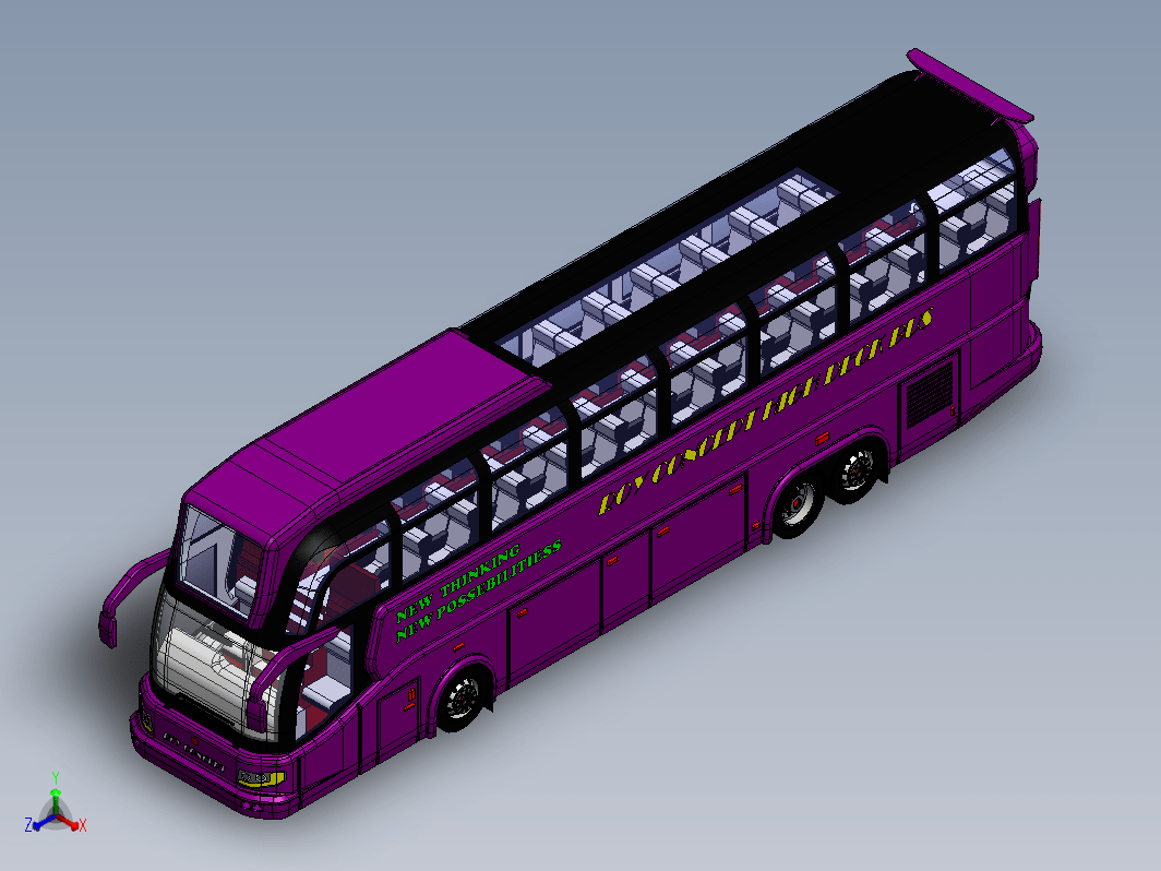 roy concept bus大巴车简易