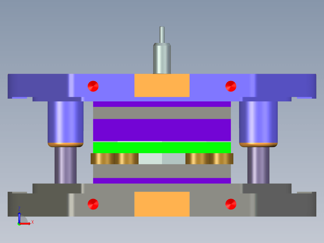 扇形齿形板零件冲压模具设计三维ProE4.0带参+CAD+说明书