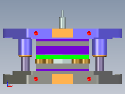 扇形齿形板零件冲压模具设计三维ProE4.0带参+CAD+说明书缩略图