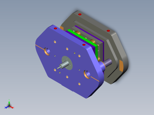 扇形齿形板零件冲压模具设计三维ProE4.0带参+CAD+说明书缩略图