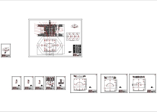 扇形齿形板零件冲压模具设计三维ProE4.0带参+CAD+说明书缩略图