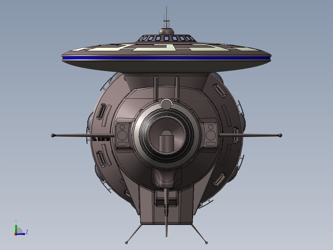 太空战舰造型 F.B.C. The Shepherd