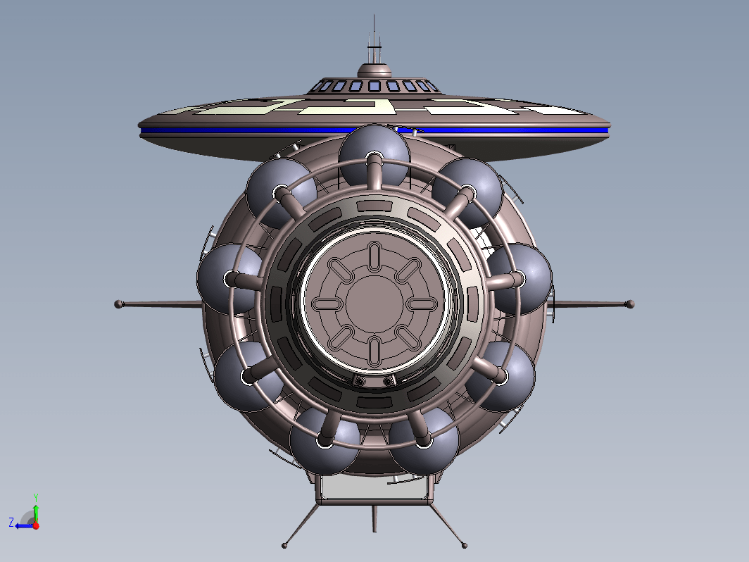 太空战舰造型 F.B.C. The Shepherd